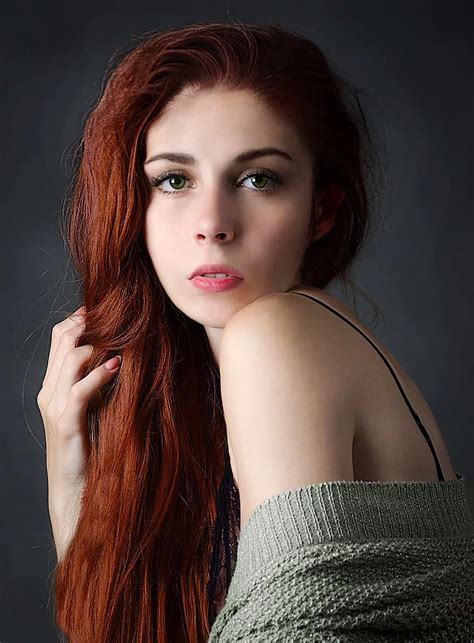 Menina Beleza Mulher Ansiedade O Medo Medo Ruda Retrato Retrato