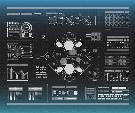 Hud Elements Futuristic User Interface Templates Pt2 On Behance