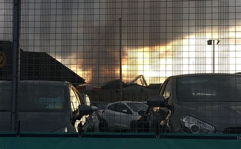 Dramatic Images Show Impact Of Huge Industrial Fire In