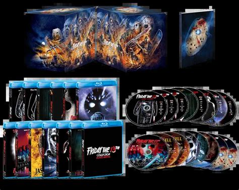 Friday The 13th Collection 16 Disc Blu Ray Set Scream Factory Brand New