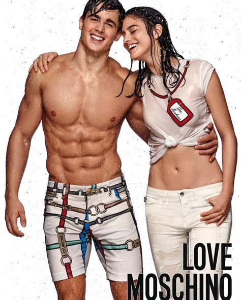 Pietro Boselli Gets Wet For New Love Moschino Campaign Attitude