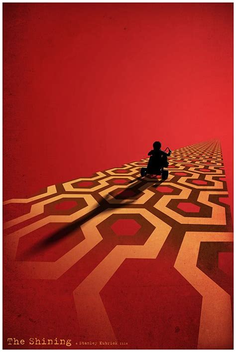 Awesome minimalist and alternative horror movie posters. Movie Poster Movement - The Shining - Horror Land