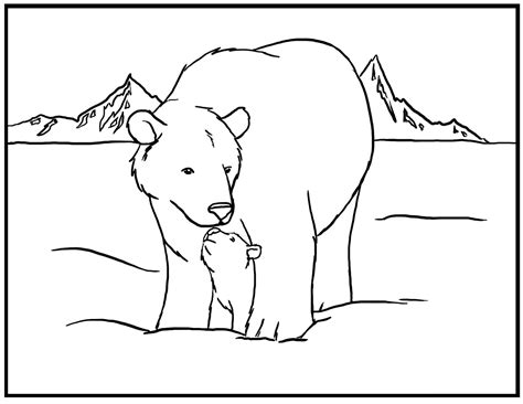 Entrelosmedanos Coloring Pages Of Polar Bears