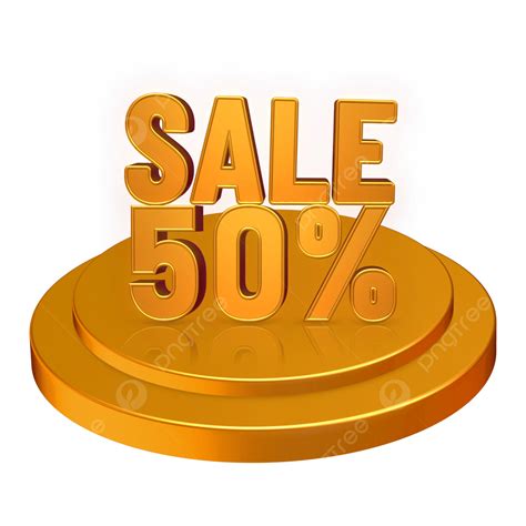 Promotion Text 3d Transparent Png Sale 50 3d Text Promotion Sale
