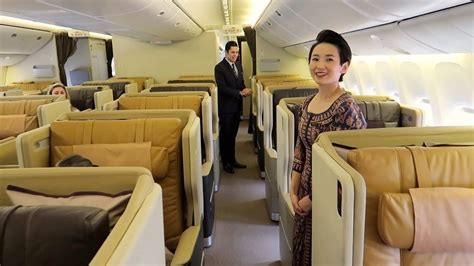 Singapore Airlines Boeing 777 Business Class From Singapore To Phuket