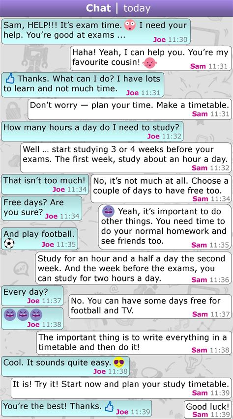 exam help messages learnenglish teens british council