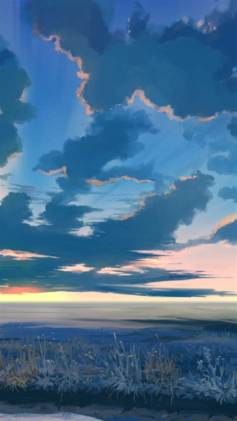Wallpaper Anime Sky Portrait Display 1080x1920 Mscofield