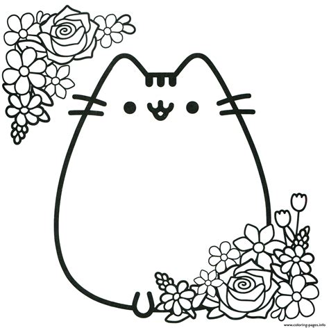 Pusheen Coloring Pages Coloring Home