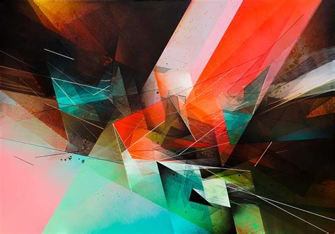 Vibrant Abstract Paintings By Bartek Swiatecki Daily Design