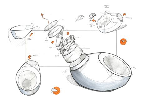 Industrial Design Sketches Plate Smell Diffuser On Behance