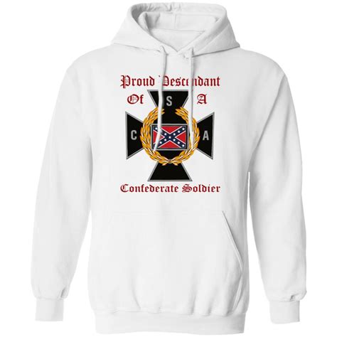 Proud Descendant Of A Confederate Soldier Shirt Allbluetees Online