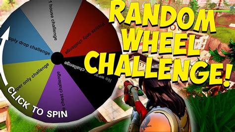 Spin The Wheel Of Fortnite Challenges Youtube