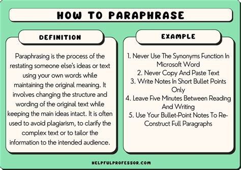 How To Paraphrase Like A Straight A Student 5 Simple Steps