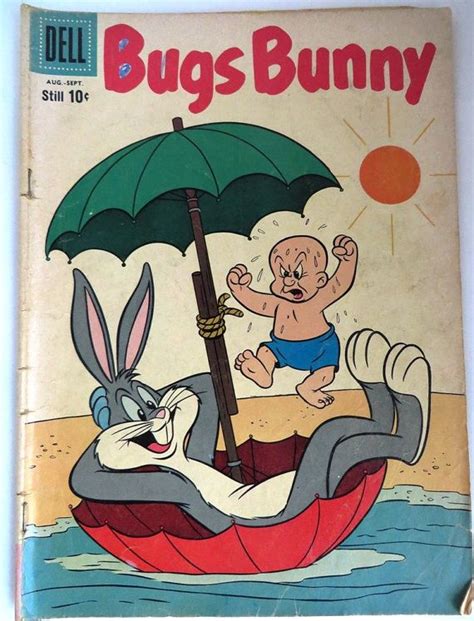 Bugs Bunny Comic Book Vintage Dell Comics No By Leesvintagejewels Vintage Comic Books