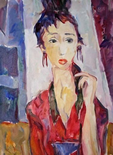 Woman 135 Hanna Painting Painting Original Paintings Abstract