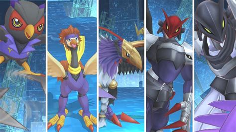 The main page includes an overview of every single digimon and their relevant stats like types, attributes, and stages. Digimon Story : Cyber Sleuth Hacker's Memory - Falcomon Digivolution Line And Special Attacks ...