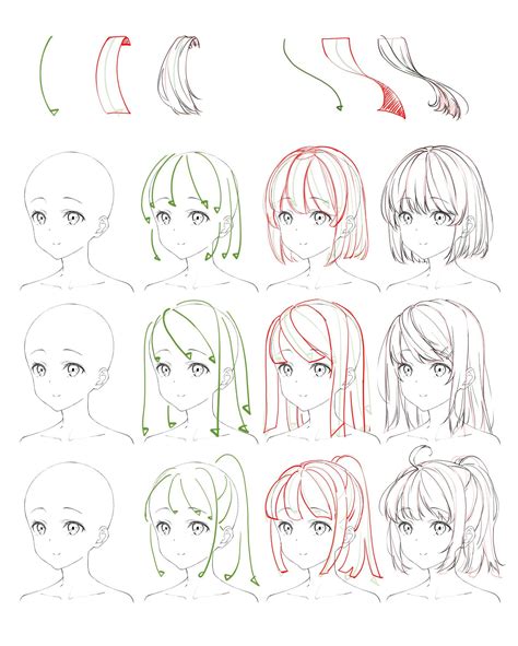 Drawing Hair Tutorial Manga Drawing Tutorials Drawing Techniques