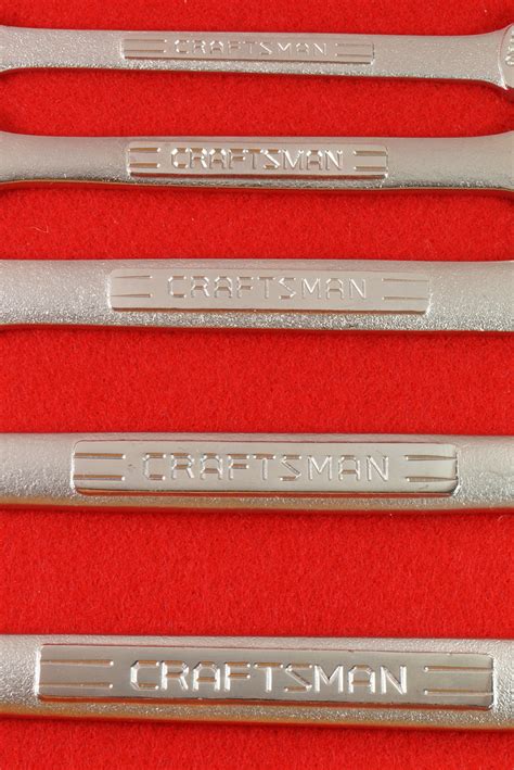Rd30112 Craftsman 5 Pc Open End Wrench Set 9 44616 In Pouc Flickr