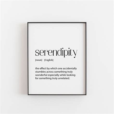 Serendipity New Job T Good Luck T Serendipity Poster Etsy