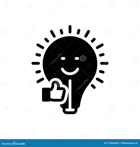 Black Solid Icon For Affect Have An Effect On And Impress Stock Vector