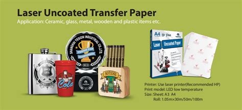 Laser Uncoated Transfer Paper