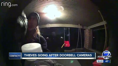 Thief Caught On Camera Stealing Video Doorbell