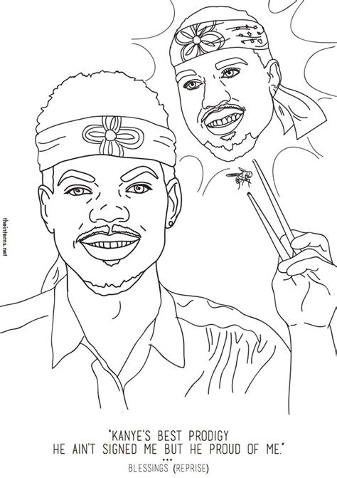 Kodak Black Sheets Coloring Pages