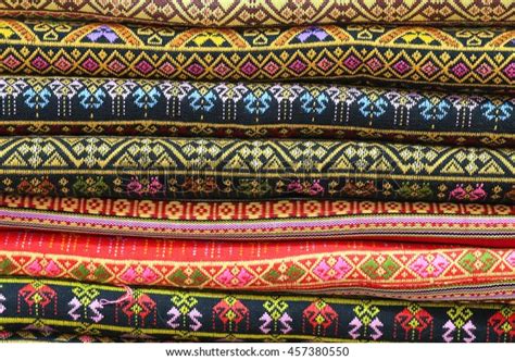 Colorful Native Thai Style Silk Stock Photo Shutterstock