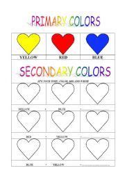 primary secondary colors | Color Theory teaching aids | Pinterest