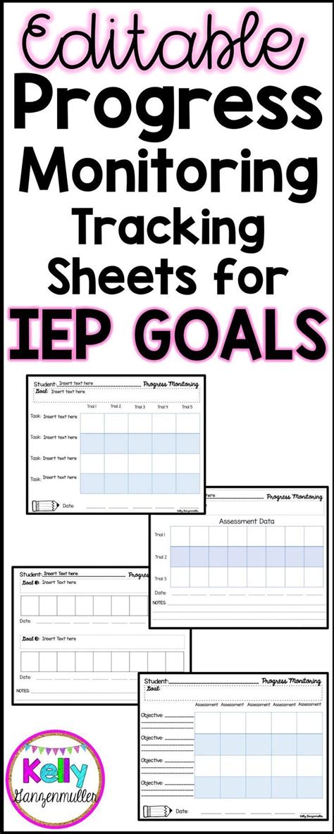 Special Education Teachers Can Easily Use These Progress Monitoring Iep