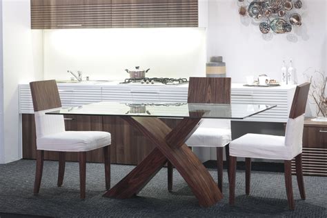 The table is extendable to a maximum length of 297 cm. Stylish Contemporary Dining Table Ideas Showing Simple ...