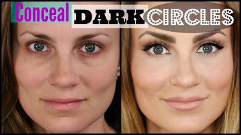 How To Cover Dark Under Eye Circles Easy Youtube