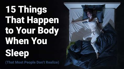 Science Explains 15 Things That Happen To Your Body When You Sleep