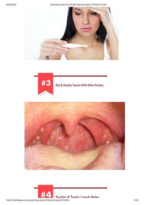 Ppt Ultimate Guide To Combat Warning Signs Of Strep Throat Powerpoint Presentation Id