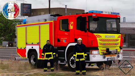 Gta 5 Lspdfr Mod Pompiers Scania P360 Patrouille 22 Ne Pas