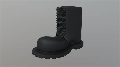 Balenciaga Steroid Boots 3d Model By 9c6t2 3d Model By 9c6t2
