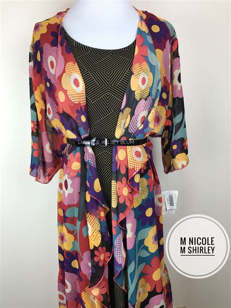 They're will give your work a. LuLaRoe Nicole + LuLaRoe Shirley Pattern Mixing Floral ...