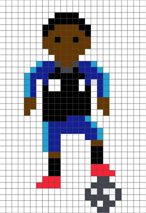 Download and use 90,000+ pixel art stock photos for free. Kylian Mbappé - Pixel art Foot | Pixel art, Pixel art ...