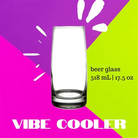 Jual Vibe Cooler 175 Oz 450 Ml Gelas Mug Kaca Gelas Beer Jus Beling Jakarta Barat Soebi