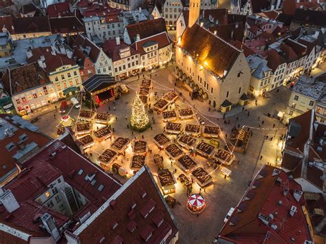 Tallinn Christmas Market At Old Town Square Reurope