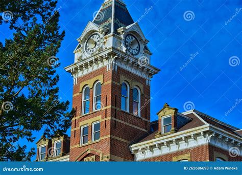 Administration Building Clock Tower At The 1885 Clarinda State Hospital