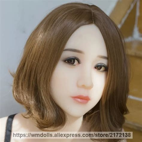 wmdoll real tpe silicone sex dolls head for 140 170cm lifelike japanese love doll adult sex oral