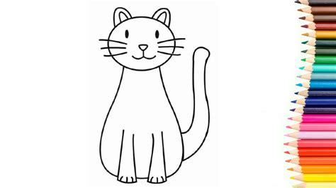 Como Desenhar Um Gato FÁcil Youtube
