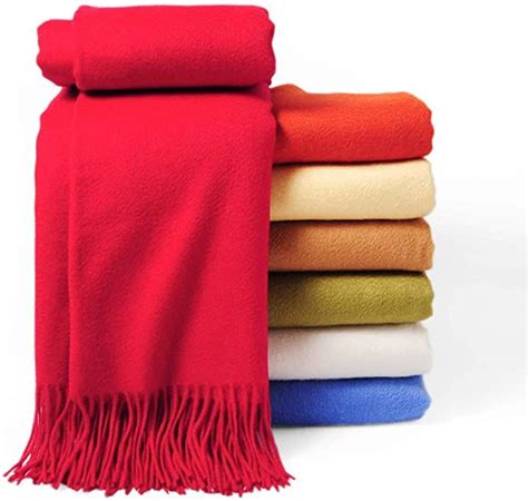 Cuddle Dreams Premium Cashmere Throw Blanket With Fringe