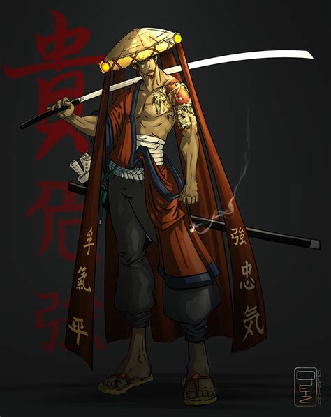 Samurai Illustrations Concept Paintings And Character Designs