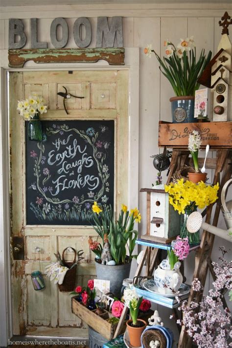 Earth Laughs In Flowers And Flowers In A Seed Box Shed