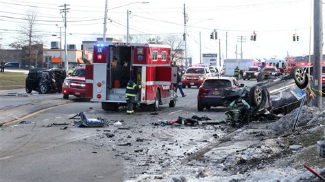 Wappingers Falls multi-car crash results in serious injuries; Route 9