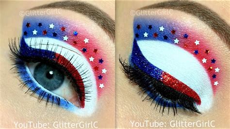 Applying some foundation and powder, light eye makeup and a neutral lipstick will create a natural, polished appearance. 4th of July Makeup Tutorial - YouTube