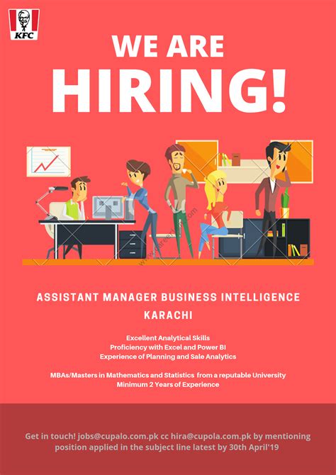 Admin assistant in this position you will have mixed responsibilities which relate to both general office administration, including receptionist duties and assistance in the management of properties on behalf of owners. KFC Pakistan Jobs Assistant Manager Business Intelligence