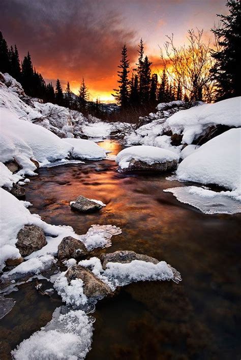 197 Best Winter Sunsets Sunrises Images On Pinterest Winter